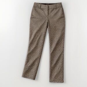 Ann Taylor Factory Curvy Metallic Brocade Slim Pants – Size 2 Curvy